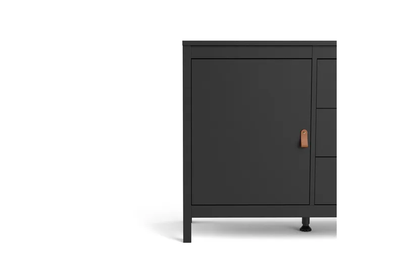Vallvidera Sideboard 38x151 cm - Svart/Natur - Förvaring - Förvaringsmöbler - Sideboard & skänk