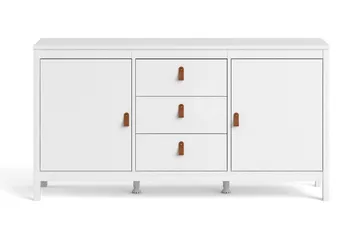Vallvidera Sideboard 38x151 cm - Vit/Natur - Förvaring - Förvaringsmöbler - Sideboard & skänk