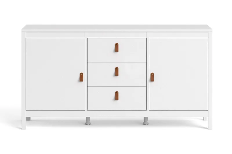 Vallvidera Sideboard 38x151 cm - Vit/Natur - Förvaring - Förvaringsmöbler - Sideboard & skänk