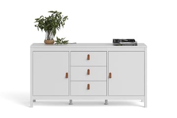 Vallvidera Sideboard 38x151 cm - Vit/Natur - Förvaring - Förvaringsmöbler - Sideboard & skänk