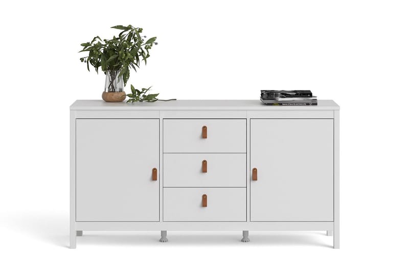 Vallvidera Sideboard 38x151 cm - Vit/Natur - Förvaring - Förvaringsmöbler - Sideboard & skänk