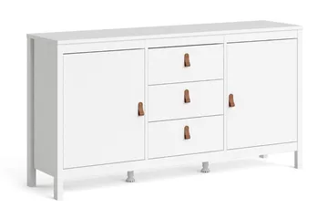 Vallvidera Sideboard 38x151 cm - Vit/Natur - Förvaring - Förvaringsmöbler - Sideboard & skänk
