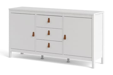 Vallvidera Sideboard 38x151 cm - Vit/Natur - Förvaring - Förvaringsmöbler - Sideboard & skänk