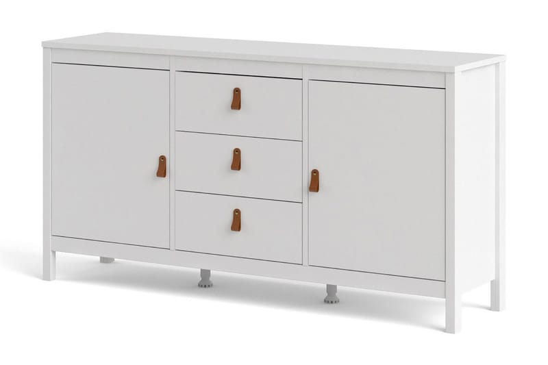 Vallvidera Sideboard 38x151 cm - Vit/Natur - Förvaring - Förvaringsmöbler - Sideboard & skänk