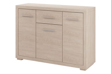 Vegas Skänk 127,5x40,5x91 cm LED-belysning - Beige/Grå - Förvaring - Förvaringsmöbler - Sideboard & skänk