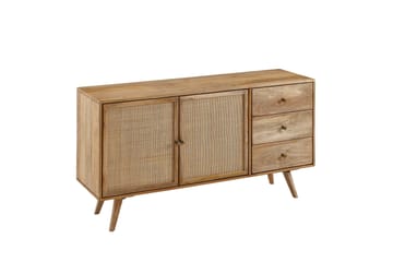 Willowdale Sideboard 140 cm i Trä med Rottingdörr - Brun - Förvaring - Förvaringsmöbler - Sideboard & skänk