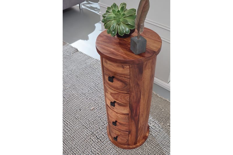 Willowdale Sideboard 35 cm 4 Lådor Runt - Brun - Förvaring - Förvaringsmöbler - Sideboard & skänk