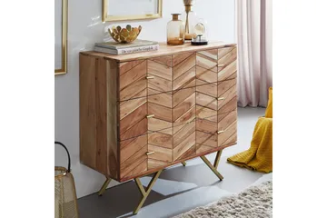 Willowdale Sideboard 90 cm i Trä med Ekutseende - Ljusbrun Träton - Förvaring - Förvaringsmöbler - Sideboard & skänk