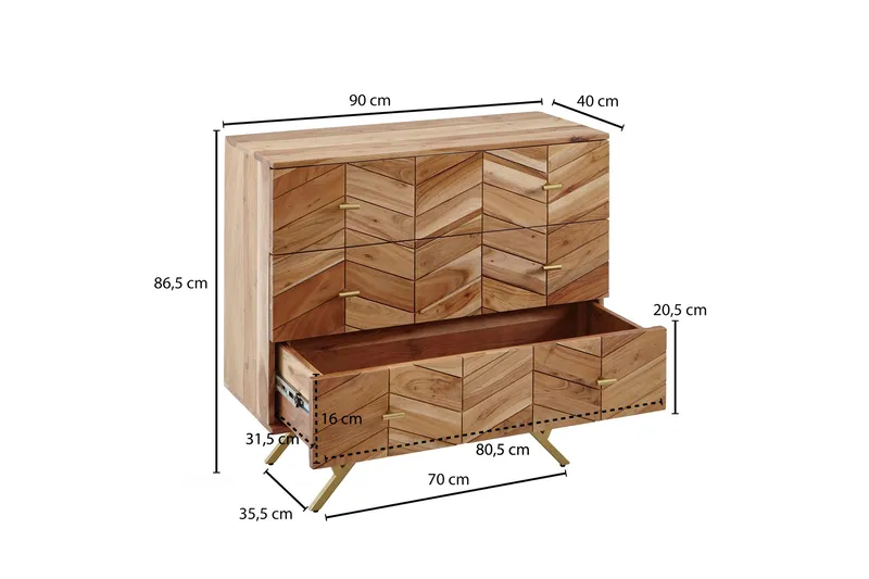 Willowdale Sideboard 90x40 cm - Förvaring - Förvaringsmöbler - Sideboard & skänk