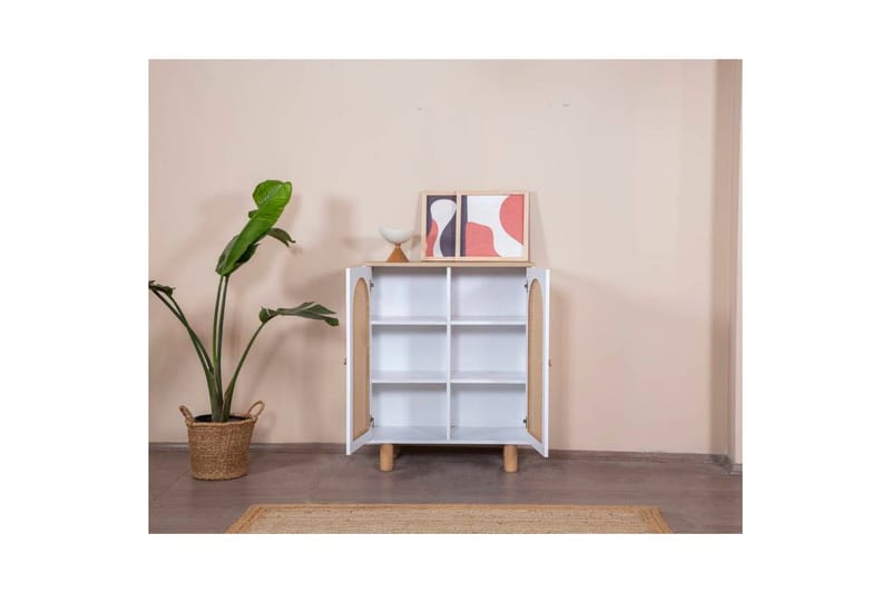 Sideboard Terra Vit / Ek - Natur/Vit - Förvaring - Förvaringsmöbler - Sideboard & skänk