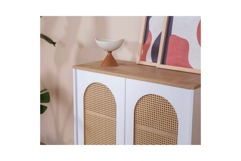 Sideboard Terra Vit / Ek - Natur/Vit - Förvaring - Förvaringsmöbler - Sideboard & skänk