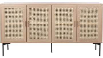 Sideboard Traunfled 4 Dörr - Vitpigmenterad - Förvaring - Förvaringsmöbler - Sideboard & skänk