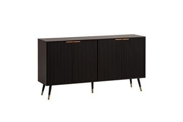 Sideboard Wohnling Folierad spånskiva ekoptik 150 cm 4 dörrar modern - Möbler - Bord & matgrupp - Avlastningsbord & sidobord - Konsolbord & hallbord