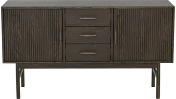 Sideboard Porsvik - Brunlackad ekfaner - Förvaring - Förvaringsmöbler - Sideboard & skänk