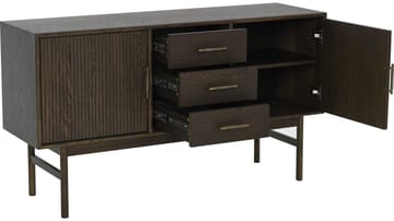 Sideboard Porsvik - Brunlackad ekfaner - Förvaring - Förvaringsmöbler - Sideboard & skänk