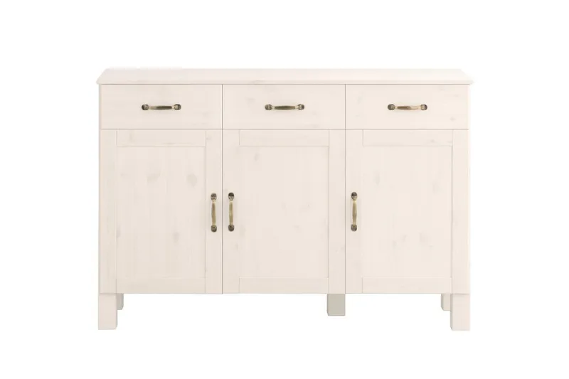 Skänk Alby 125x38x85 cm, Vit - 125x38x85 cm, Vit - Förvaring - Förvaringsmöbler - Sideboard & skänk