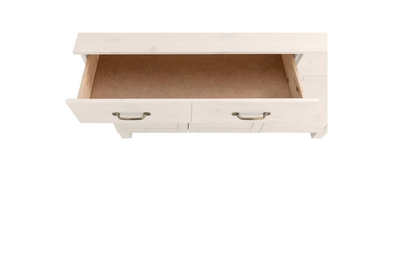Skänk Alby 125x38x85 cm, Vit - 125x38x85 cm, Vit - Förvaring - Förvaringsmöbler - Sideboard & skänk