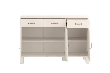 Skänk Alby 125x38x85 cm, Vit - 125x38x85 cm, Vit - Förvaring - Förvaringsmöbler - Sideboard & skänk