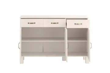 Skänk Alby 125x38x85 cm, Vit - 125x38x85 cm, Vit - Förvaring - Förvaringsmöbler - Sideboard & skänk