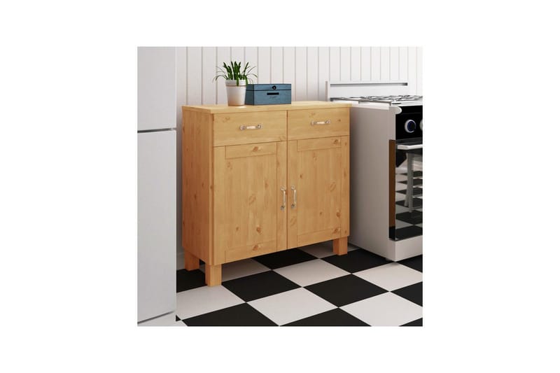 Skänk Alby 85x38x85 cm, Natur - 85x38x85 cm, Natur - Förvaring - Förvaringsmöbler - Sideboard & skänk