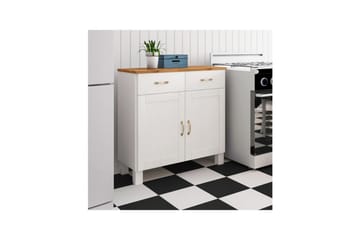 Skänk Alby 85x38x85 cm, Vit/Honung - 85x38x85 cm, Vit/Honung - Förvaring - Förvaringsmöbler - Sideboard & skänk