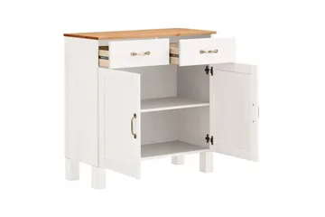 Skänk Alby 85x38x85 cm, Vit/Honung - 85x38x85 cm, Vit/Honung - Förvaring - Förvaringsmöbler - Sideboard & skänk