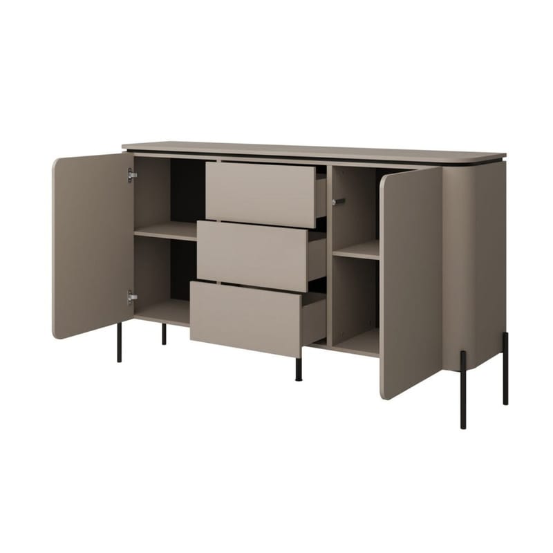 Skänk Bello 2 dörrar med 3 lådor - Förvaring - Förvaringsmöbler - Sideboard & skänk
