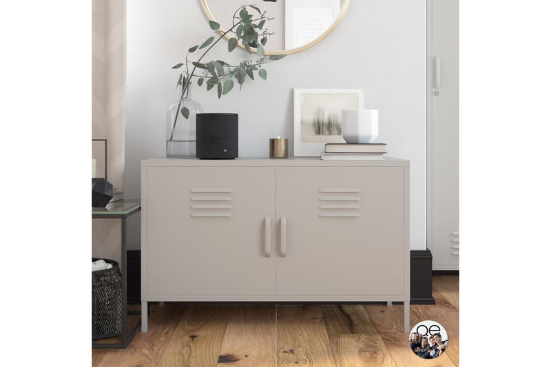 Skänk Bradford 100x40 cm Ljusgrå - Dorel Home - Förvaring - Förvaringsmöbler - Sideboard & skänk