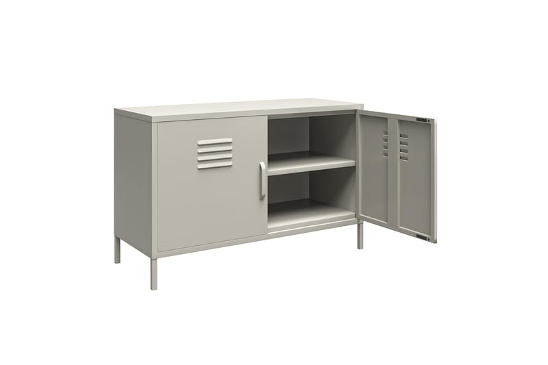 Skänk Bradford 100x40 cm Ljusgrå - Dorel Home - Förvaring - Förvaringsmöbler - Sideboard & skänk