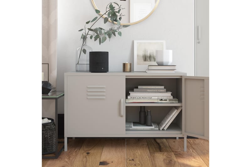Skänk Bradford 100x40 cm Ljusgrå - Dorel Home - Förvaring - Förvaringsmöbler - Sideboard & skänk