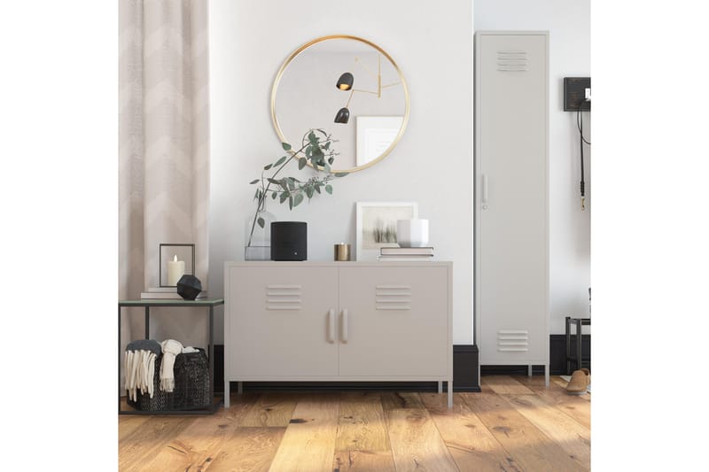 Bradford Skänk 100x40 cm Ljusgrå - Dorel Home - Förvaring - Förvaringsmöbler - Sideboard & skänk