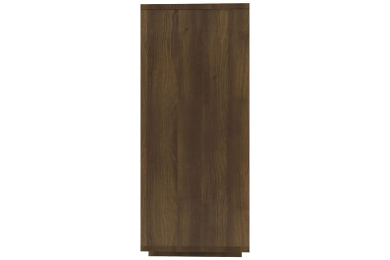Skänk brun ek 120x30x75 cm spånskiva - Brun - Sideboard & skänk
