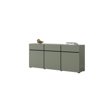 Skänk Cross 3 dörrar med 3 lådor - Grön - Svart - Förvaring - Förvaringsmöbler - Sideboard & skänk