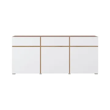 Skänk Cross 3 dörrar med 3 lådor - Vit - Förvaring - Förvaringsmöbler - Sideboard & skänk