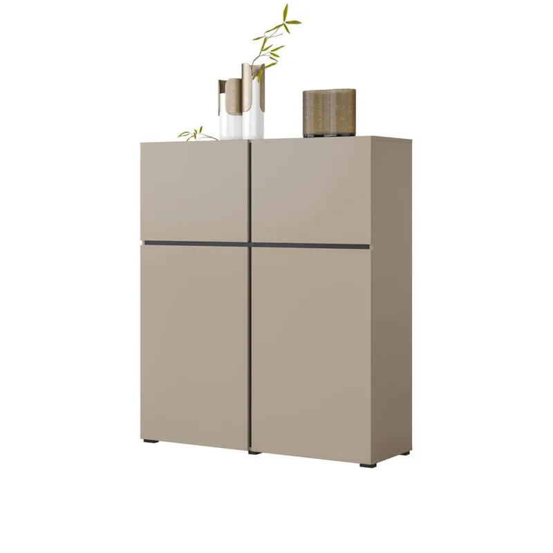 Skänk Cross 4 dörrar - Congo - Svart - Förvaring - Förvaringsmöbler - Sideboard & skänk