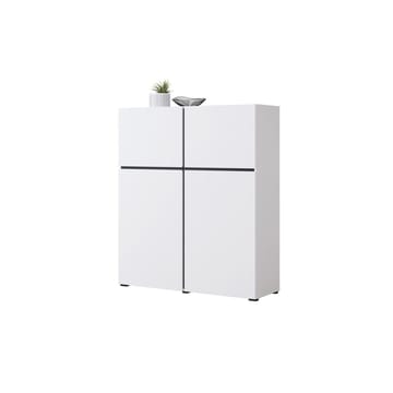 Skänk Cross 4 dörrar - Vit - Svart - Förvaring - Förvaringsmöbler - Sideboard & skänk