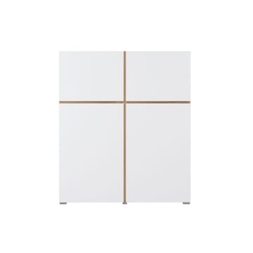 Skänk Cross 4 dörrar - Vit - Förvaring - Förvaringsmöbler - Sideboard & skänk