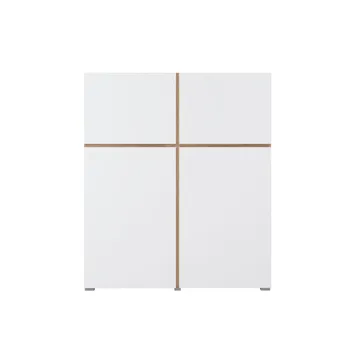 Skänk Cross 4 dörrar - Vit - Förvaring - Förvaringsmöbler - Sideboard & skänk