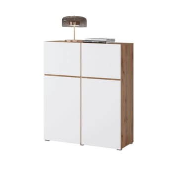 Skänk Cross 4 dörrar - Vit - Förvaring - Förvaringsmöbler - Sideboard & skänk