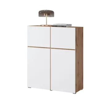 Skänk Cross 4 dörrar - Vit - Förvaring - Förvaringsmöbler - Sideboard & skänk