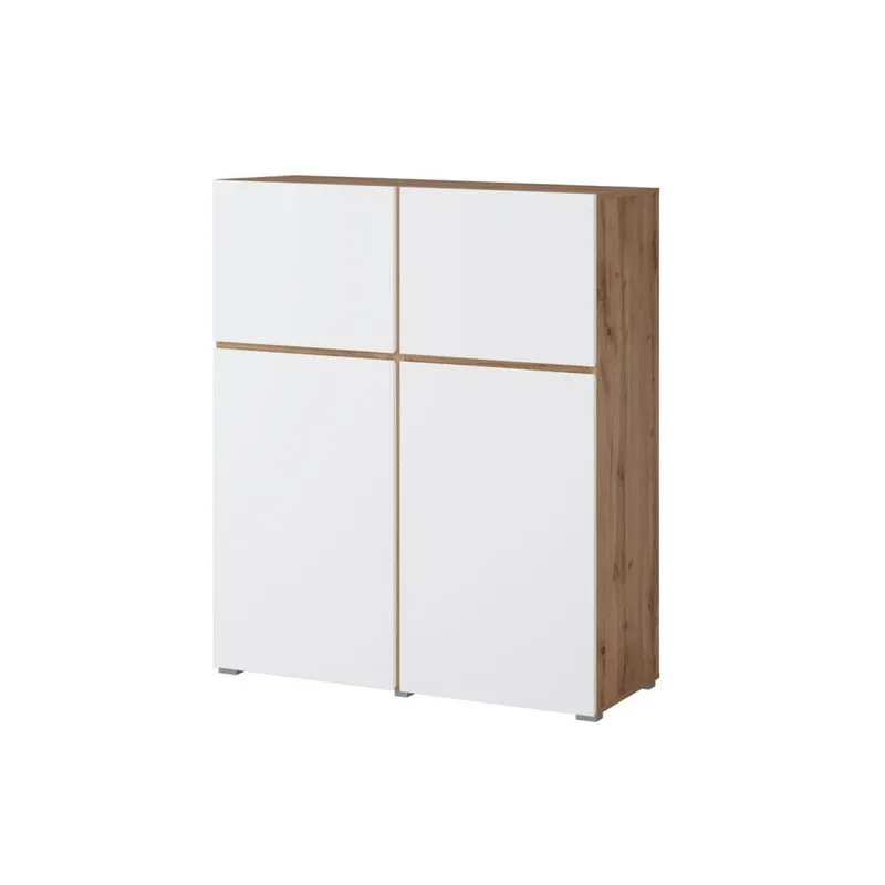 Skänk Cross 4 dörrar, Vit