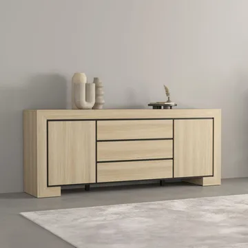 Skänk Cuba II 2 Dörrar med 3 Lådor - Förvaring - Förvaringsmöbler - Sideboard & skänk