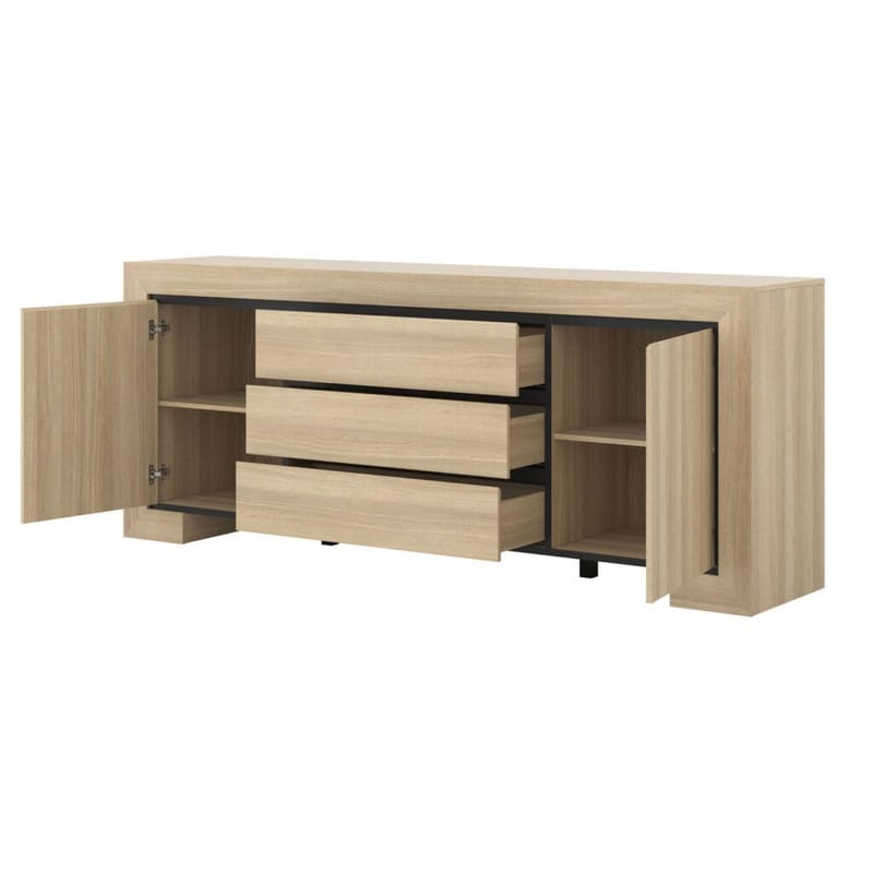 Skänk Cuba II 2 Dörrar med 3 Lådor - Förvaring - Förvaringsmöbler - Sideboard & skänk
