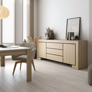 Skänk Cuba II 2 Dörrar med 3 Lådor - Förvaring - Förvaringsmöbler - Sideboard & skänk