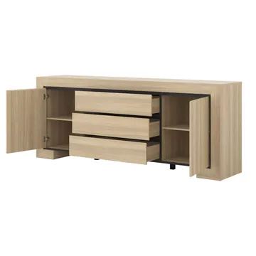 Skänk Cuba II 2 Dörrar med 3 Lådor - Förvaring - Förvaringsmöbler - Sideboard & skänk