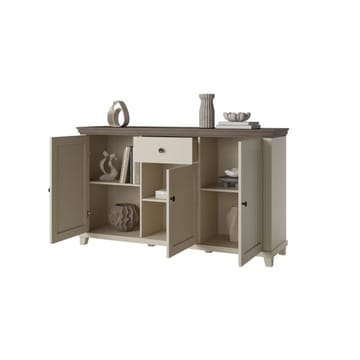 Skänk Evora 3 dörrar 1 låda - Ljus Beige - Förvaring - Förvaringsmöbler - Sideboard & skänk