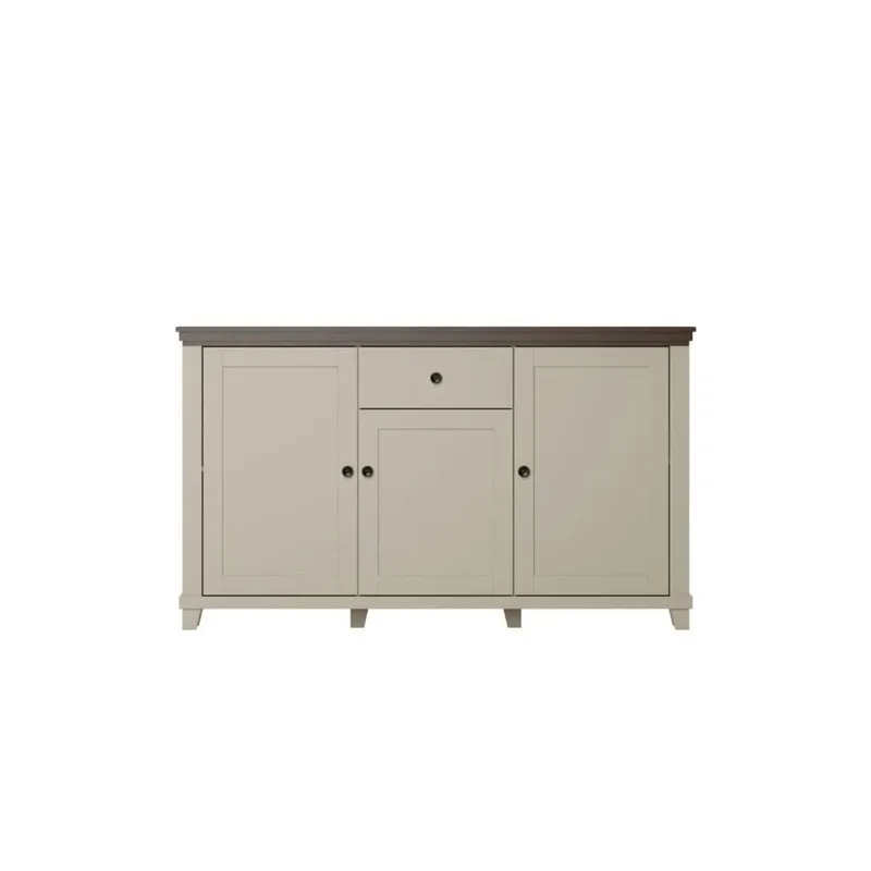 Skänk Evora 3 dörrar 1 låda - Ljus Beige - Förvaring - Förvaringsmöbler - Sideboard & skänk