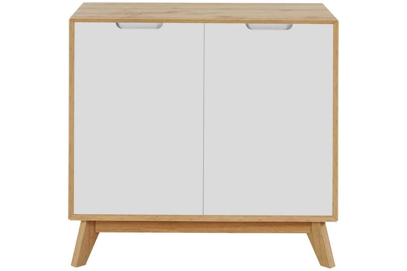 Skänk Ezra 80x40x75 cm, Wotan-ek/Vit - 80x40x75 cm, Wotan-ek/Vit - Förvaring - Förvaringsmöbler - Sideboard & skänk