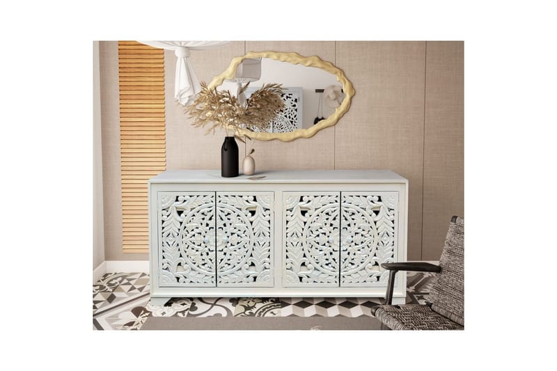 Skänk Kalita Vit - Vit - Förvaring - Förvaringsmöbler - Sideboard & sk änk