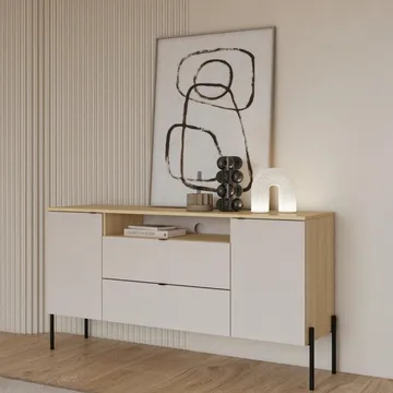 Skänk Ore 2 Dörrar med 2 Lådor - Kashmir - Förvaring - Förvaringsmöbler - Sideboard & skänk